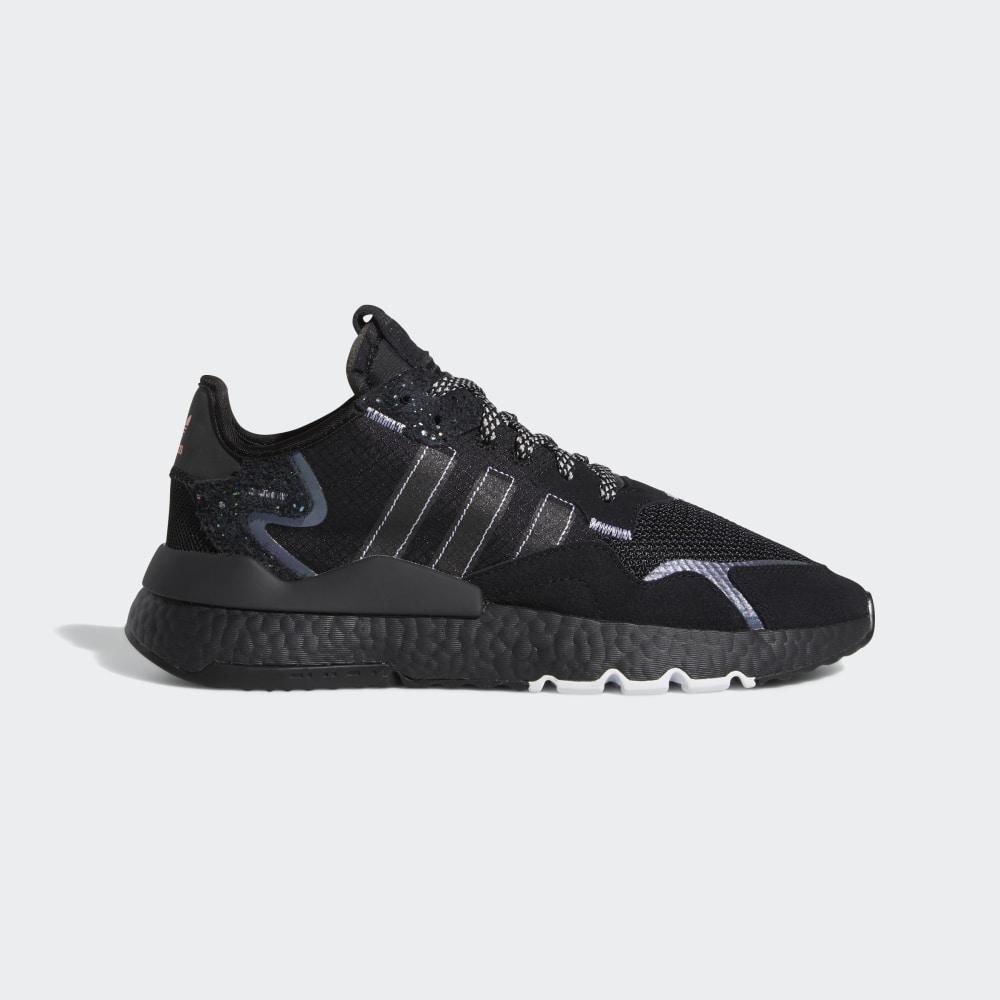 Adidas Men's Nite Jogger Originals Shoes Black/White/Orange Ireland FV8027